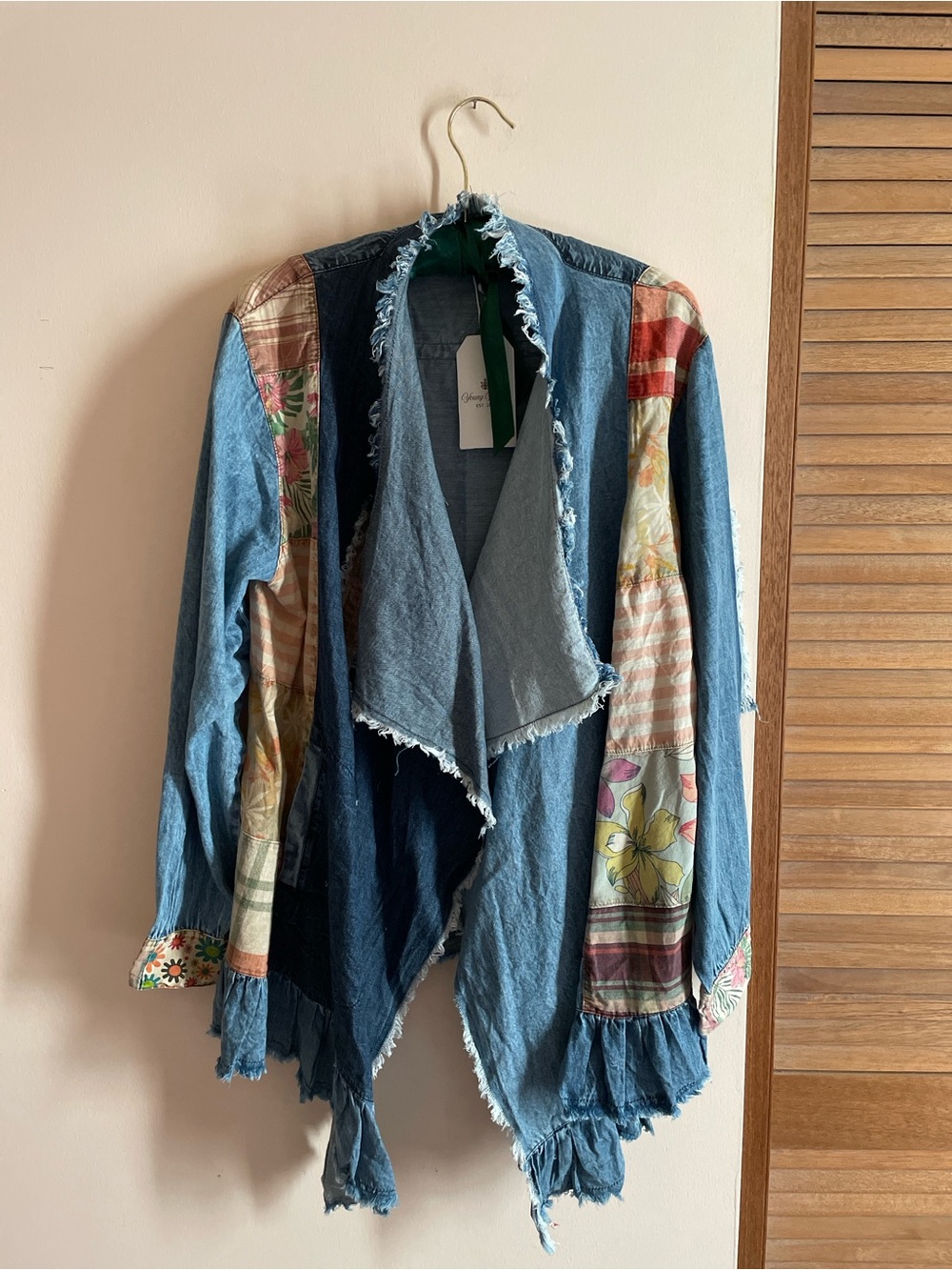 Young Threads Patchwork Denim Jacket